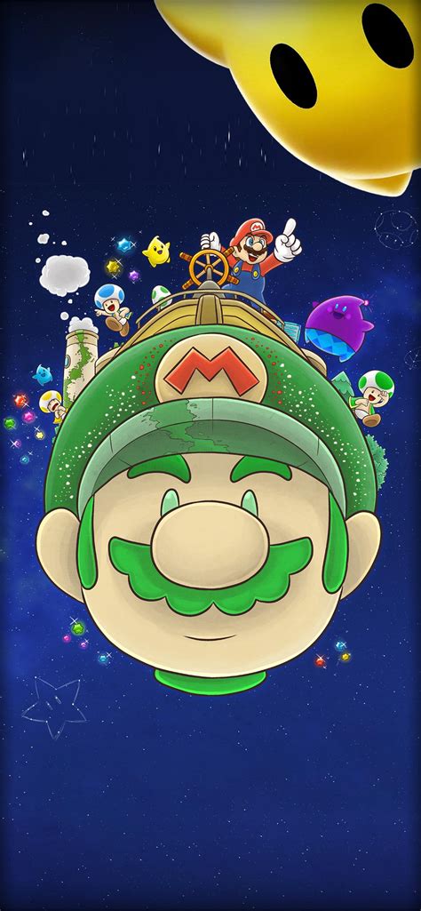 Super Mario Galaxy Iphone Wallpapers Free Download