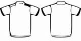 Shirt Template Plain Polo Jersey Clipart Shirts Colouring Blank Clip Football Kit Illustration Cliparts Clker Library Vector Large Designs Clipartbest sketch template