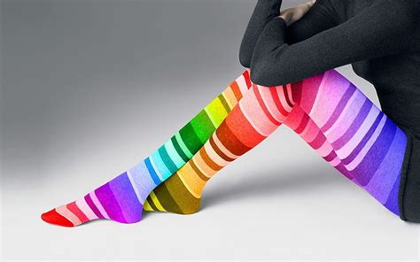 Colorful Socks Rainbow Legs Hd Wallpaper Peakpx