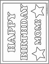 Coloring Mom Pages Birthday Happy Color Mothers Print Printable Kids Pdf Hearts Colorwithfuzzy sketch template