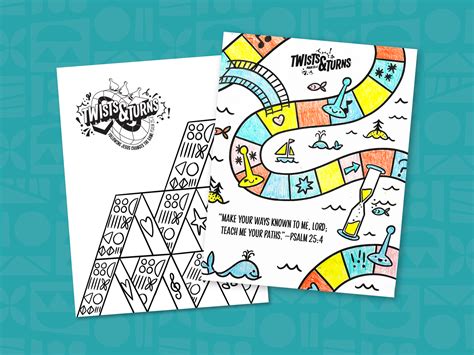 twists turns coloring pages vbs  vacation bible school
