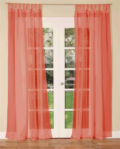 tab top voile single curtain panel  uk delivery terrys fabrics
