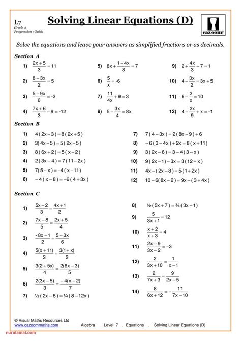 maths worksheets ks percentage   algebra worksheets