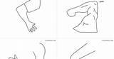Elbow Coloring Template Outline Sketch sketch template