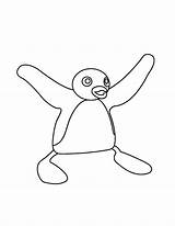 Pingu Coloring Pages Coloringpages1001 sketch template