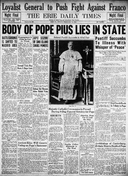 feb 10 1939 historical newspaper newspaper cover