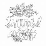 Coloring Pages Motivational Printable Book Quotes Color Print Adult Zentangle Etsy Sheets sketch template