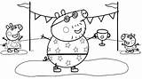 Pig Peppa Coloring Pages Printable Daddy Print Pdf Bubakids Cartoon Colouring Book Para Ballerina Colorir Desenho Papai Anywhere Won Find sketch template