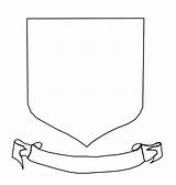 Shield Heraldry Ctr sketch template