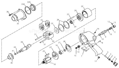 ingersoll rand air impact wrench tgsl ereplacementpartscom