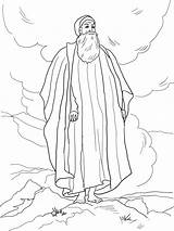 Moses sketch template