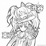 Danganronpa Junko Naegi Enoshima Coloring Pages Makoto Line Anime Pixiv Fanart Xcolorings 1080px Printable Zerochan 159k Resolution Info Type  sketch template