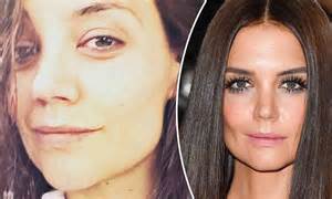 Katie Holmes Showcases Natural Beauty Make Up Free With