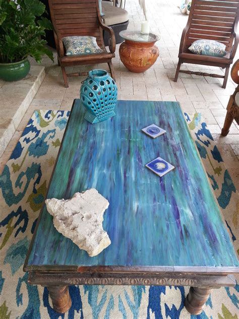 weathered  coastal patio table hometalk