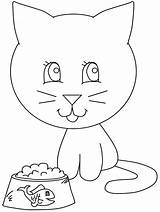Coloring Pages Cat Cats Printable Animals Kids Book Lovers Ws Animal Food Print Advertisement Printing Kittens Template Birthday sketch template