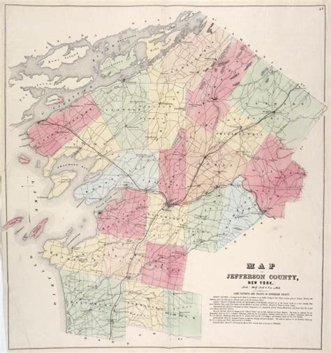 Map Of Jefferson County New York Nypl Digital Collections
