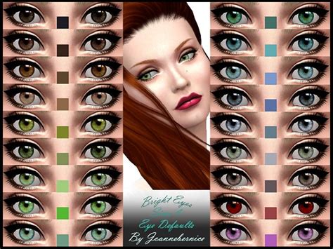 joannebernices bright eyes replacement defaults sims  sims sims