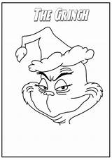 Grinch Stole Adults sketch template