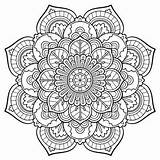 Coloring Mandala Lotus Pages Getcolorings Pa Printable sketch template