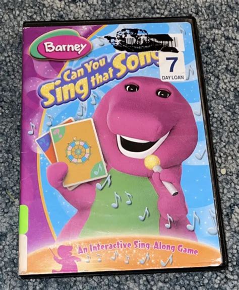 Barney Can You Sing That Song Dvd By Barney Very Good 11 25