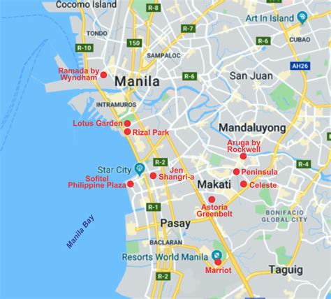 Map Of Manila Bay