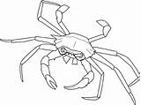 Coloring Crab Cuttlefish Drawing Line Designlooter 09kb 540px Getdrawings sketch template