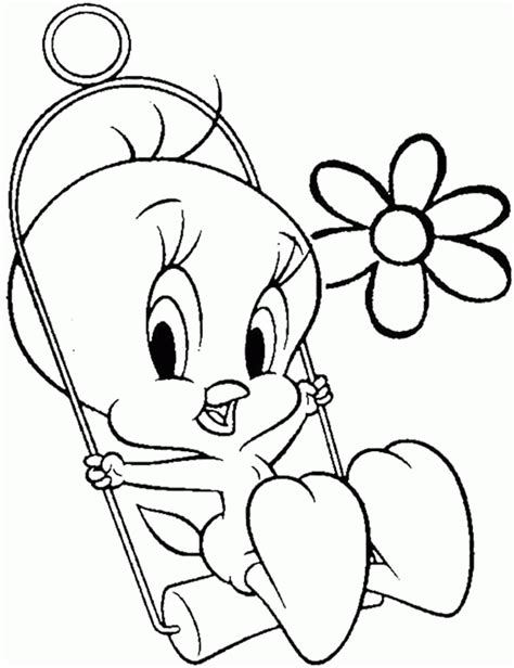 coloring pages tweety bird coloring home