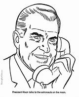 Nixon Presidents sketch template