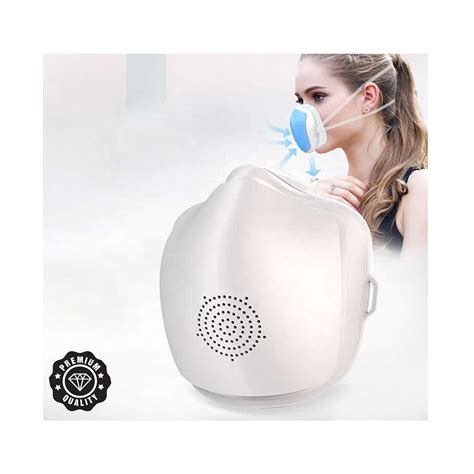 fresh air purifying motorized electric respirator face mask with fan