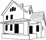 Coloring House Residence Wecoloringpage sketch template