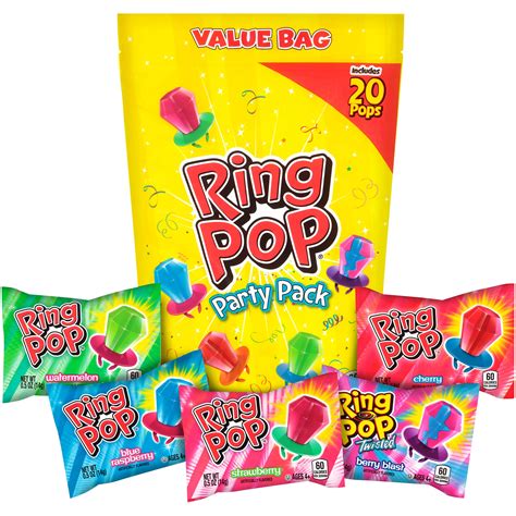 buy ring pop bulk easter candy lollipop variety party pack  count lollipops  assorted