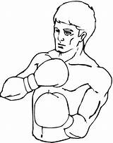 Colorare Bokser Boxer Kolorowanka Boxeo Kolorowanki Boxeador Boxeur Boks Karate Ausmalbilder Bambini Dla Boxen Kategorii sketch template