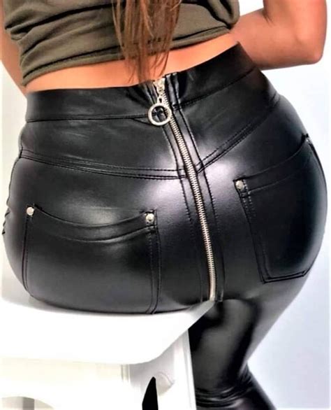 pin op leather pants