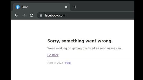 facebookcom    wrong  working    fixed