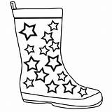 Rain Boots Coloring Clipartmag sketch template