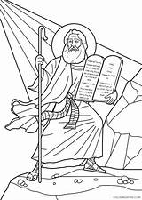 Moses Coloring4free 2021 Commandments Coloring Pages Sinai Ten Mount Receives Related Posts sketch template