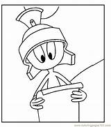 Marvin Martian Coloring Pages Popular Getcolorings Azcoloring Inspiring sketch template