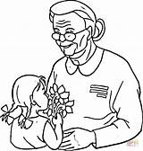 Coloring Grandma Veterans Pages Printable Big Respect Seniors Color Always She Would Supercoloring Dot sketch template