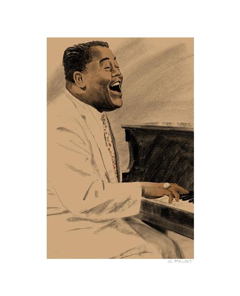 fats domino drawing  clifford faust fine art america