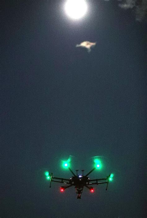 night time   spot  drone  night  light  problem night