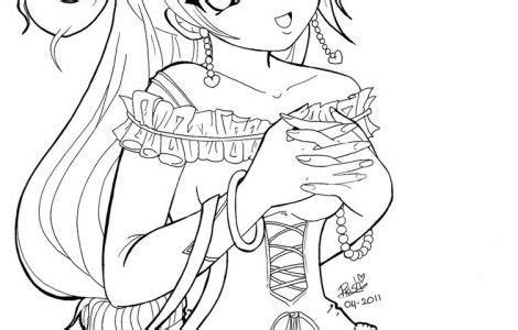 anime princess coloring pages   quality file