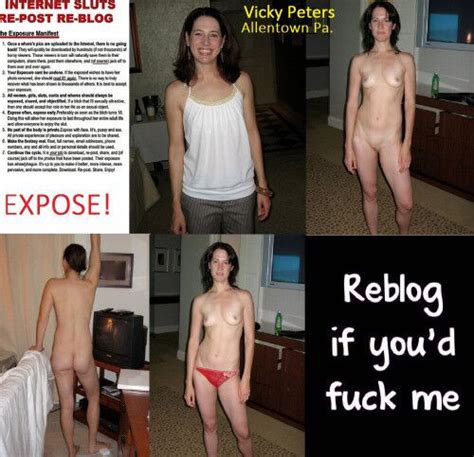 vicky is now a exposed web slut