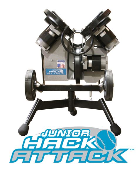 junior hack attack softball pitching machine sports attack