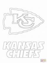 Chiefs Coloring Kansas City Logo sketch template