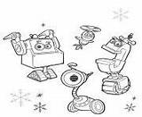 Rivets Coloring Pages Rusty Christmas sketch template