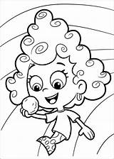 Coloring Bubble Guppies Pages Printable Print sketch template