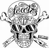 Skull Coloring Pages Coloring4free Adults Related Posts sketch template