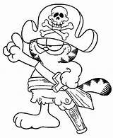 Garfield Coloring Pages Coloringpages1001 Halloween sketch template