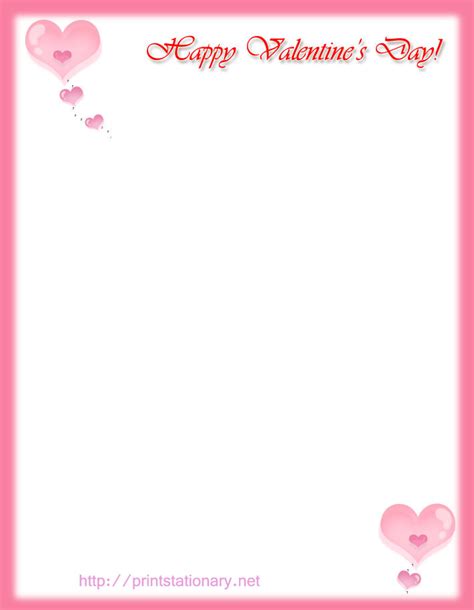 images  valentines day borders printables valentines day