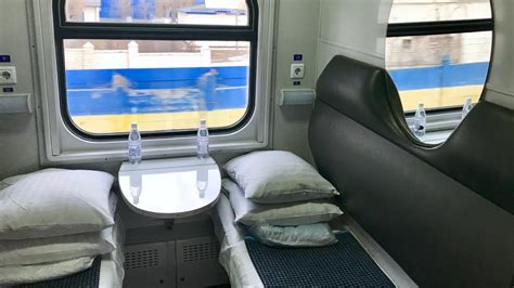 inside first class sleeping car train kiev mariupol
